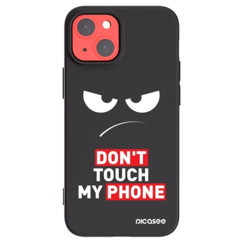 Picasee silikónový čierny obal pre Apple iPhone 13 mini - Angry Eyes - Transparent