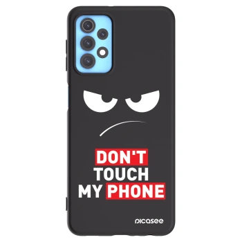 Obal pre Samsung Galaxy A32 4G SM-A325F - Angry Eyes - Transparent
