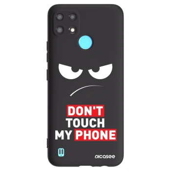 Obal pre Realme C21 - Angry Eyes - Transparent