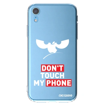 Picasee silikónový prehľadný obal pre Apple iPhone XR - Angry Eyes - Transparent