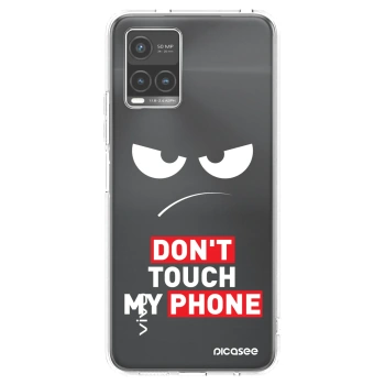 Picasee silikónový prehľadný obal pre Vivo Y33s - Angry Eyes - Transparent