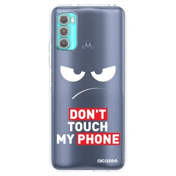 Picasee silikónový prehľadný obal pre Motorola Moto G60 - Angry Eyes - Transparent