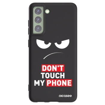Picasee silikónový čierny obal pre Samsung Galaxy S21 FE 5G - Angry Eyes - Transparent