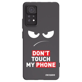 Picasee silikónový čierny obal pre Xiaomi Redmi Note 11 Pro 5G - Angry Eyes - Transparent