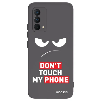 Picasee silikónový čierny obal pre Realme GT Master Edition 5G - Angry Eyes - Transparent
