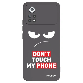 Picasee silikónový čierny obal pre Xiaomi Poco X4 Pro 5G - Angry Eyes - Transparent
