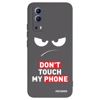 Picasee silikónový čierny obal pre Vivo Y52 5G - Angry Eyes - Transparent