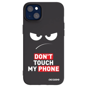 Picasee silikónový čierny obal pre Apple iPhone 14 Plus - Angry Eyes - Transparent