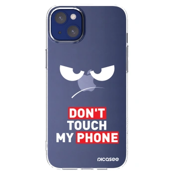 Picasee silikónový prehľadný obal pre Apple iPhone 14 Plus - Angry Eyes - Transparent