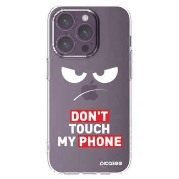 Picasee silikónový prehľadný obal pre Apple iPhone 14 Pro - Angry Eyes - Transparent