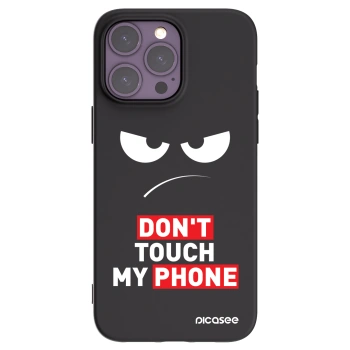 Picasee silikónový čierny obal pre Apple iPhone 14 Pro Max - Angry Eyes - Transparent