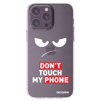 Picasee silikónový prehľadný obal pre Apple iPhone 14 Pro Max - Angry Eyes - Transparent