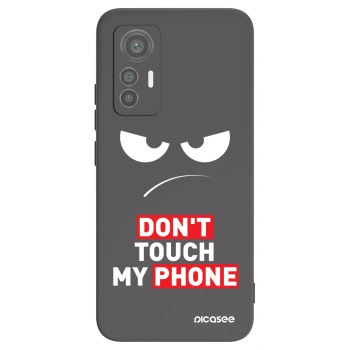 Picasee silikónový čierny obal pre Xiaomi 12 Lite - Angry Eyes - Transparent