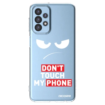 Picasee silikónový prehľadný obal pre Samsung Galaxy A23 A235F 4G - Angry Eyes - Transparent