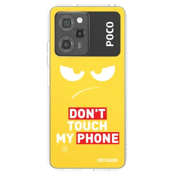 Picasee silikónový prehľadný obal pre Xiaomi Poco X5 Pro - Angry Eyes - Transparent