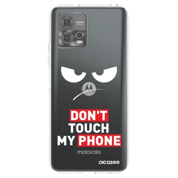Picasee silikónový prehľadný obal pre Motorola Moto G72 - Angry Eyes - Transparent
