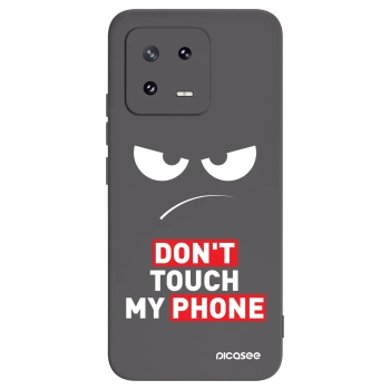 Picasee silikónový čierny obal pre Xiaomi 13 Pro - Angry Eyes - Transparent
