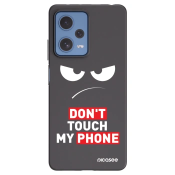 Picasee silikónový čierny obal pre Xiaomi Redmi Note 12 Pro 5G - Angry Eyes - Transparent