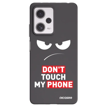 Picasee silikónový čierny obal pre Xiaomi Redmi Note 12 Pro+ 5G - Angry Eyes - Transparent