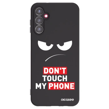 Picasee silikónový čierny obal pre Samsung Galaxy A14 5G A146P - Angry Eyes - Transparent