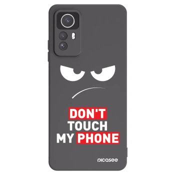 Picasee silikónový čierny obal pre Xiaomi Redmi Note 12S - Angry Eyes - Transparent