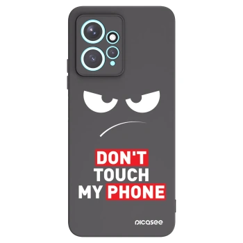 Picasee silikónový čierny obal pre Xiaomi Redmi Note 12 4G - Angry Eyes - Transparent