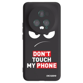 Picasee silikónový čierny obal pre Honor Magic5 Pro - Angry Eyes - Transparent