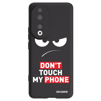 Picasee silikónový čierny obal pre Honor 90 5G - Angry Eyes - Transparent