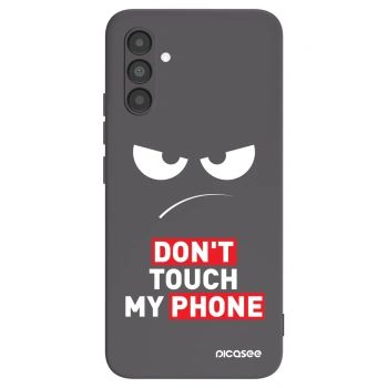 Picasee silikónový čierny obal pre Samsung Galaxy A04s A047F - Angry Eyes - Transparent