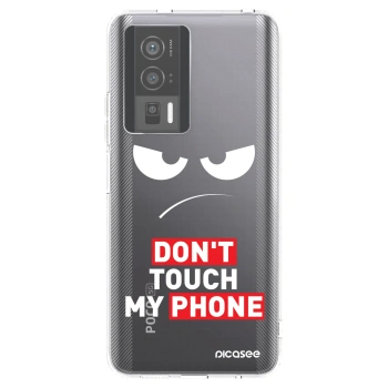 Picasee silikónový prehľadný obal pre Xiaomi Poco F5 Pro 5G - Angry Eyes - Transparent