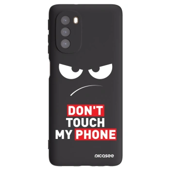 Obal pre Motorola Moto G51 - Angry Eyes - Transparent