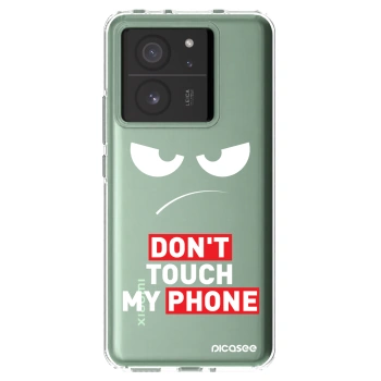Picasee silikónový prehľadný obal pre Xiaomi 13T - Angry Eyes - Transparent