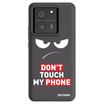 Picasee silikónový čierny obal pre Xiaomi 13T Pro - Angry Eyes - Transparent