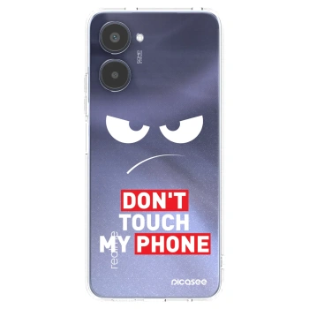 Picasee silikónový prehľadný obal pre Realme 10 4G - Angry Eyes - Transparent