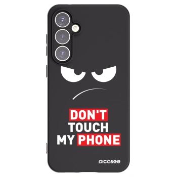 Picasee silikónový čierny obal pre Samsung Galaxy S23 FE S711B - Angry Eyes - Transparent