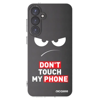 Picasee silikónový prehľadný obal pre Samsung Galaxy S23 FE S711B - Angry Eyes - Transparent