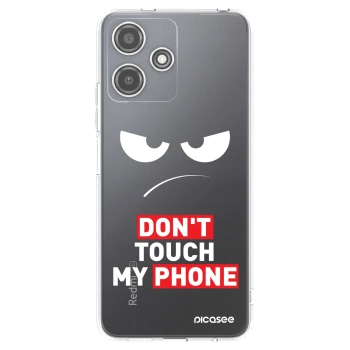 Picasee silikónový prehľadný obal pre Xiaomi Redmi 12 5G - Angry Eyes - Transparent