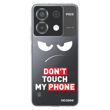 Picasee silikónový prehľadný obal pre Xiaomi Poco X6 - Angry Eyes - Transparent