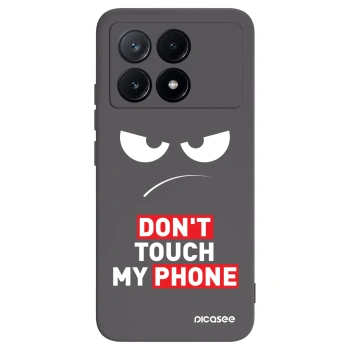 Picasee silikónový čierny obal pre Xiaomi Poco X6 Pro - Angry Eyes - Transparent