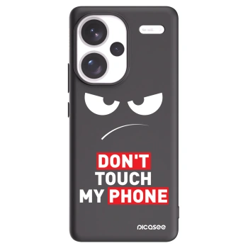 Picasee silikónový čierny obal pre Xiaomi Redmi Note 13 Pro+ 5G - Angry Eyes - Transparent
