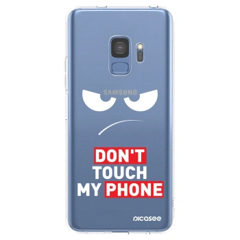 Obal pre Samsung Galaxy S9 G960F - Angry Eyes - Transparent