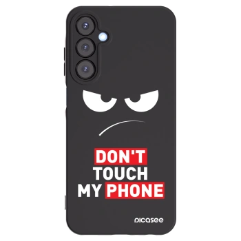Picasee silikónový čierny obal pre Samsung Galaxy A25 A256B 5G - Angry Eyes - Transparent