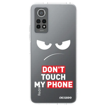 Picasee silikónový prehľadný obal pre Xiaomi Redmi Note 12 Pro 4G - Angry Eyes - Transparent