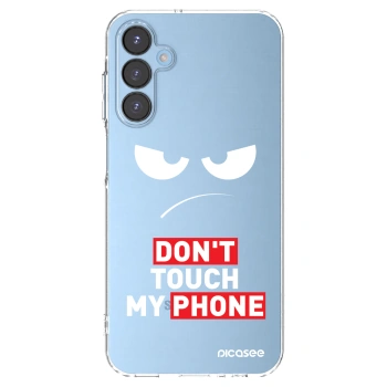 Picasee silikónový prehľadný obal pre Samsung Galaxy A15 A156B 5G - Angry Eyes - Transparent