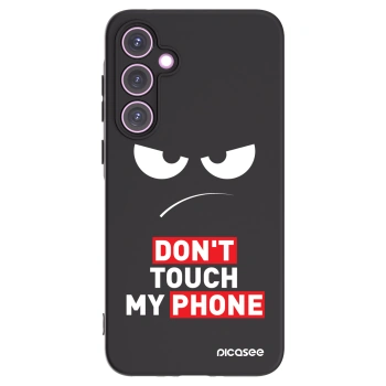 Picasee silikónový čierny obal pre Samsung Galaxy A35 5G A356B - Angry Eyes - Transparent