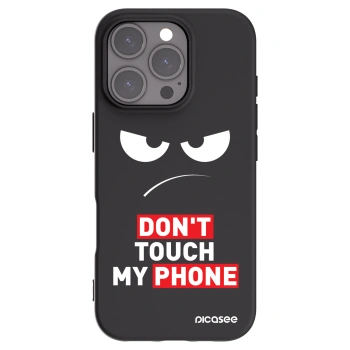 Picasee silikónový čierny obal pre Apple iPhone 16 Pro - Angry Eyes - Transparent