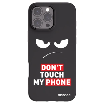 Picasee silikónový čierny obal pre Apple iPhone 16 Pro Max - Angry Eyes - Transparent