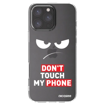 Picasee silikónový prehľadný obal pre Apple iPhone 16 Pro Max - Angry Eyes - Transparent