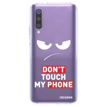 Picasee silikónový prehľadný obal pre Xiaomi Mi 9 - Angry Eyes - Transparent
