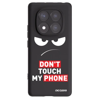Picasee silikónový čierny obal pre Xiaomi Redmi Note 14 Pro+ 5G - Angry Eyes - Transparent